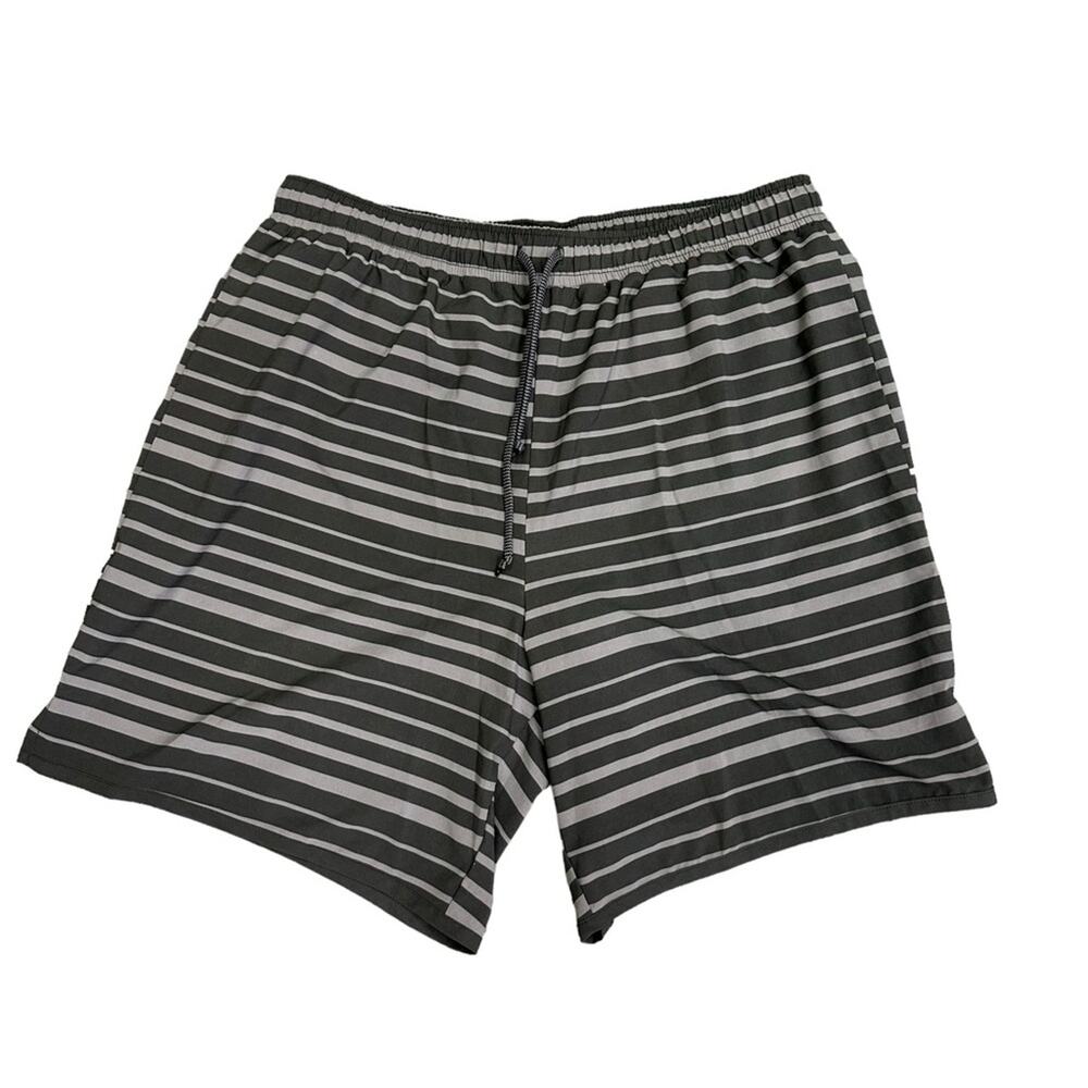 Rabbit Surf N Turf 7 inch Shorts Size XL Olive Stripe